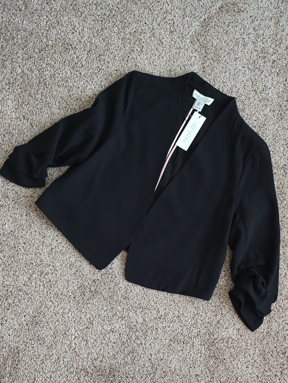 Rachel ZOE sz XL Black Jacket